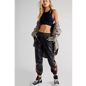 Free People x Driftwood Embroidered Joggers